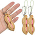 12PCS Squeeze Bean Keychain Fidget Toys for Skin Picking, Pea Pod Sensory Fidget Toys,Peanut Poppers Fidget Toy,Stress