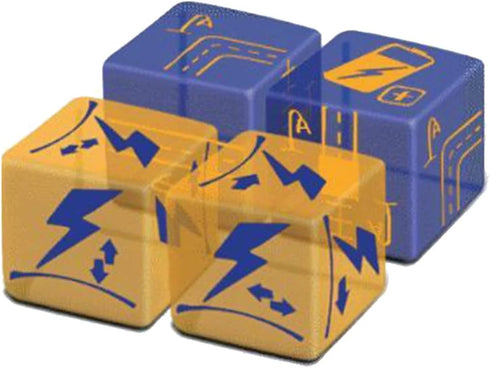 Railroad Ink Challenge: Electricity Expansion Orange, Expansions Can Be Added to Any Railroad Ink or Railroad Ink Challenge Base Game, For 1 to 6 Players, Ages 8 and Up