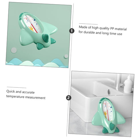 Green Bath Water Thermometer - Accurate Temperature Measurement for Safe Bathing