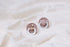Set 2 0-6 BIBS Pacifiers | Natural Rubber Baby Pacifier | of BPA-Free Soothers | Made in Denmark | Blush Glow | Size