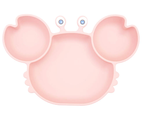 Silicone Suction Plate for Toddlers - Self Feeding Divided Dish and Bowl for Baby, Fits Most Highchair Trays, BPA Free