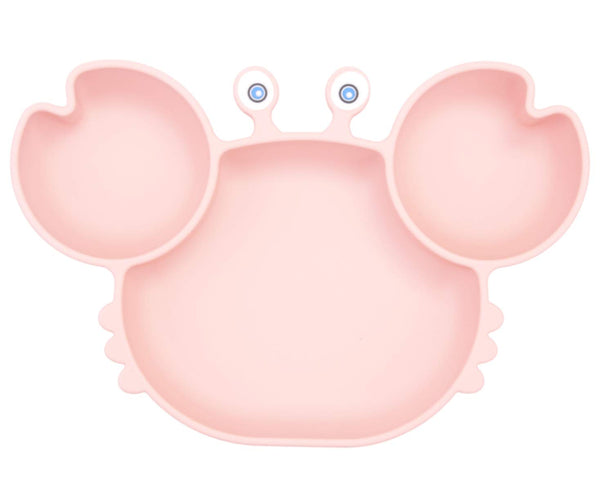Silicone Suction Plate for Toddlers - Self Feeding Divided Dish and Bowl for Baby, Fits Most Highchair Trays, BPA Free