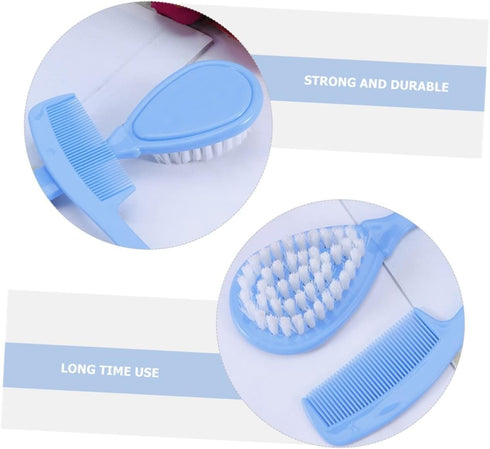 Set 6-Piece HANABASS Baby Head Cleaning Brush Children Bathing Comb Kit and Gentle for Newborns for Baby Shampoo