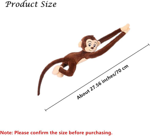 Hanging Monkey Stuffed Animals for Kids and Adults - 27 Inches