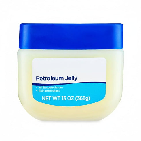 Generic Petroleum Jelly, White Petrolatum, Skin Protectant, 13 oz (368g)