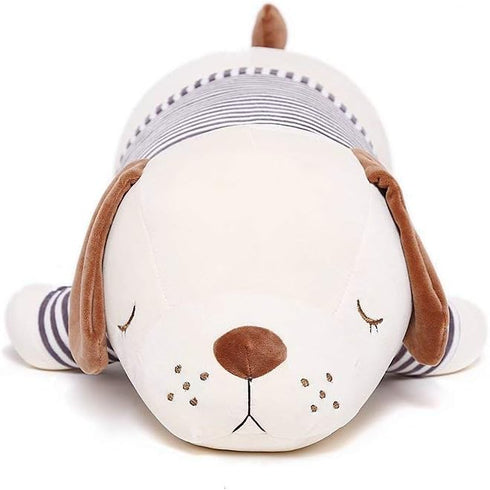 Niuniu Daddy 15" Plush Puppy Weighted Stuffed Animal | Soft Plush Toy Dog, Cute Cuddle Hugging Pillow