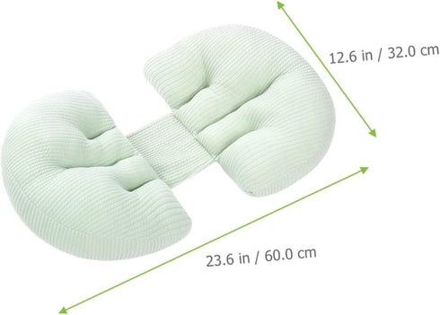 Comfort U-Shaped Pillow for Expecting Mothers - Maternity Lumbar and Abdominal Support