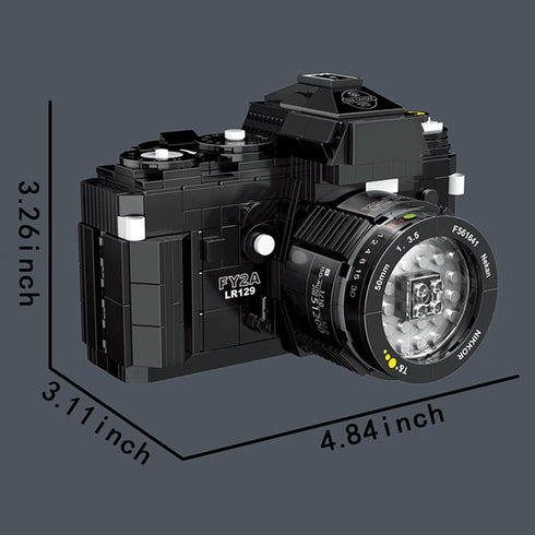 Uvini Building Blocks Camera, DIY STEM Toys, Building Construction Brick Set, 627pcs Model Digital Camera