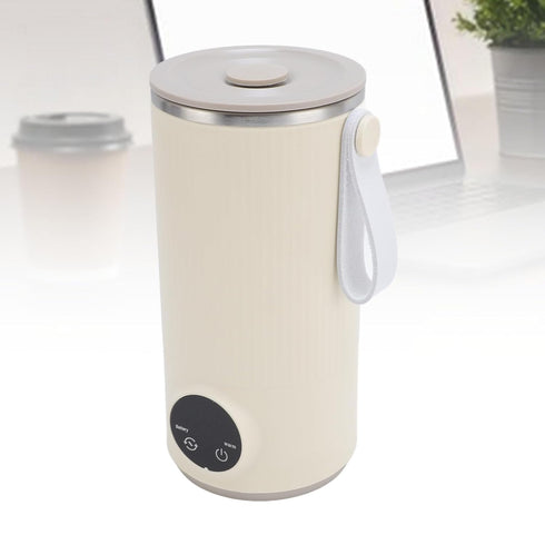 Hamwesh Portable Bottle Warmer Mixer, Cordless Design Automatic Mixing Constant Temperature Portable Milk Warmer