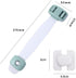 4 Pack Child Safety Strap Locks for Cabinets, Drawers, Toilet, Fridge, Adhesive Toddler Safety Lock for Kitchen