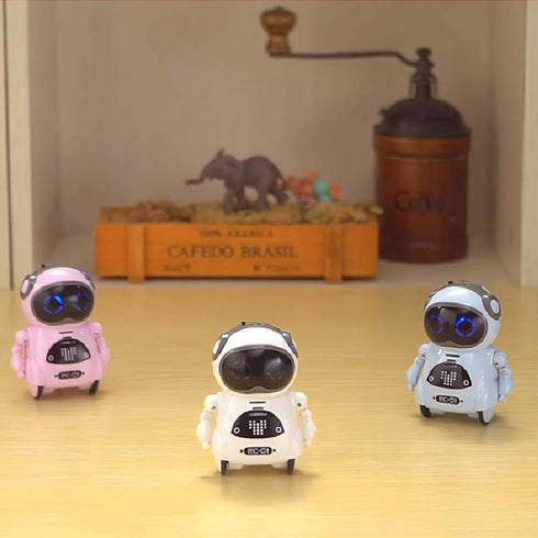 GoolRC Mini Pocket Robot, with Interactive Dialogue Conversation, Voice Recognition, Singing and Dancing, Electric