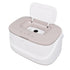 NOENNULL Baby Wipe Warmer Adjustable Temperature Large Capacity Wet Wipes Heater Dispenser with Night Light (Grey)