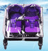 Twin Rain Cover for Double Stroller – Universal Waterproof Side by Side Baby Stroller Raincoat for Outdoor Protection