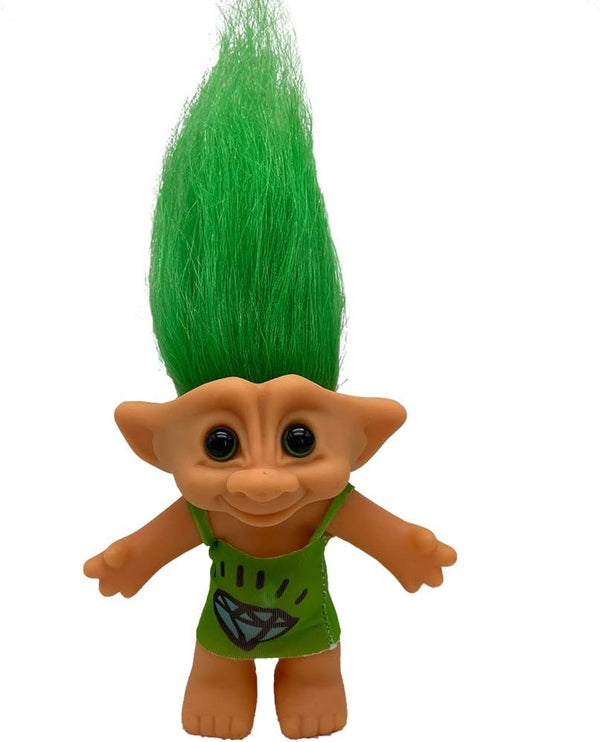 PVC Vintage Trolls Dolls: Lucky Doll Action Figures, Adorable for Collections and Party Favors