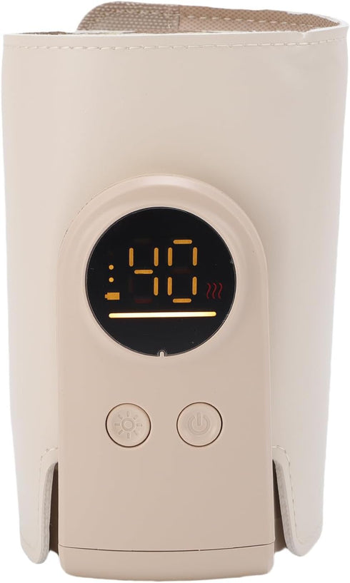 ZJchao Portable Baby Bottle Warmer Cover with LED Display - Fast and Safe for Breastmilk, for Home, Travel