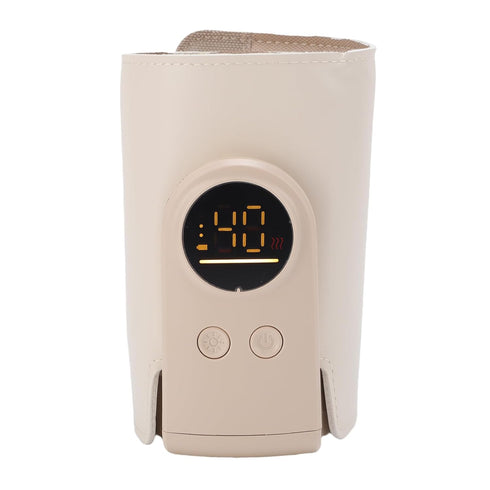 Hamwesh Portable Baby Bottle Warmer, Cordless Design, Fast Heating, Intelligent Temperature Control, Rechargeable