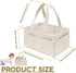 Diaper Caddy Organizer for Changing Table, Baby Organizers And Storage, Storage Basket for Wipes, Gift for Baby Shower