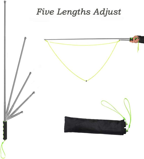 Stainless Steel Giant Bubble Wand, Telescopic Design Outdoor Toy for Kids, Best for Birthday Party Bubble Favors