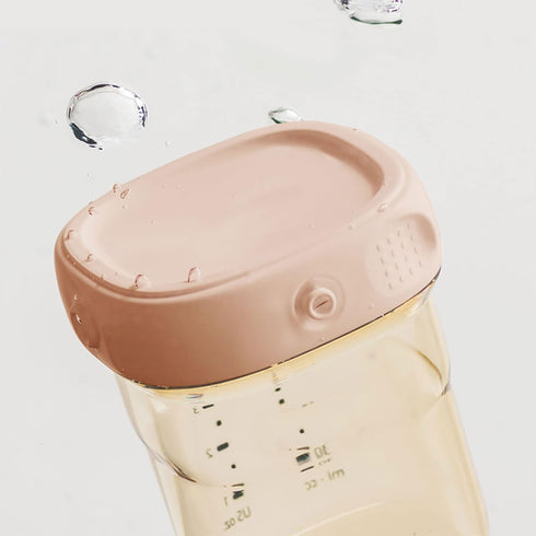QERPON Baby Bottle Sealing Utility Feeding Bottle Travel Caps with Sealing Disc for Wide Neck Bottle