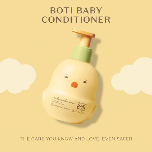 200ml O Boticrio Boti Baby Conditioner, Hypoallergenic, Vegan, Alcohol Free, Paraben Free & Dye Free