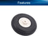 Heyiarbeit 1.5" RC Model Airplane Foam Wheel Super Light Tire and Wheel Sets, 2 Pcs PU Sponge Tire