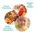 3 6+ 4 oz 4-Pack Globowl Stage Baby Food & Toddler Meals, Months Early Allergen Introduction, Baby Led Weaning