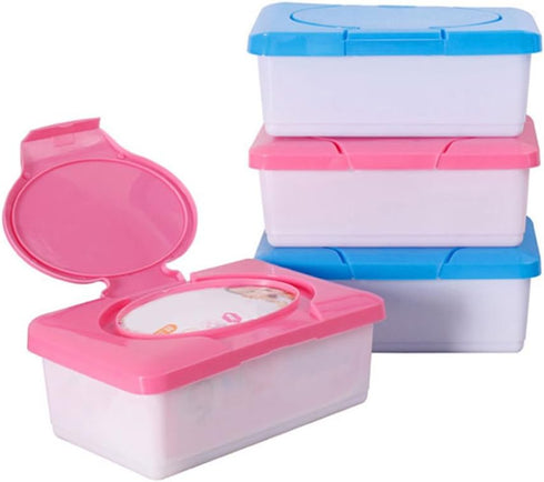 Baost Portable Wet Wipe Travel Cases Napkin Tissue Paper Storage Box Plastic Wipes Dispenser Case Baby Wipes Holder