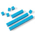 hand2mind Counting Set, 10 (Set 100) Blue Plastic Base Ten Unit Blocks, Place Value Blocks, Cubes for Kids Math, Base