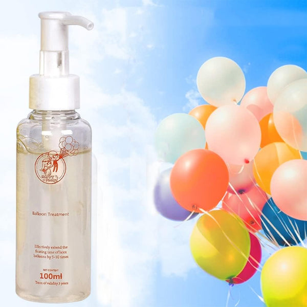 Xiaokeis Hi-Float Balloon Care Treatment Liquid Bottle with Pump- Effective Helium Balloons