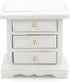 Miniature Bedside 1:12 Furniture Nightstand Drawer Cabinet Model Accessories for Bedroom Mini House Scene Decorations