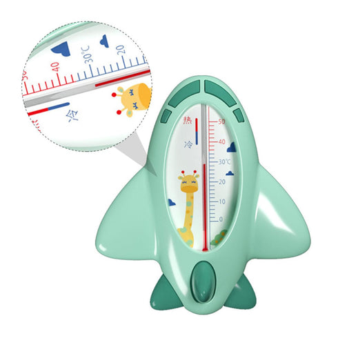 Mikinona Bath Thermometer Floating Cartoon Tub Thermometer for Newborn Safety Water Temperature Measurement Green