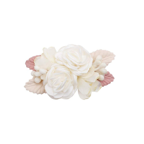 Cherrboll Flower Hair Clips Set - 3pcs Floral Hair Bow Accessories for Baby Girl Toddlers Teen Gifts