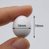 FOIBURELY 8 Eggs19mm*16mm Pcs Solid Parrot Plastic Eggs Hatching Eggs ParrotletBudgie ParakeetDiamond Dove Trick The
