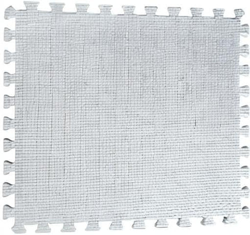16pcs 0.6" (11.8ft, Thickened Interlocking Tile Mats,Fluffy Shaggy Soft EVA Foam Area Rug for Living Room