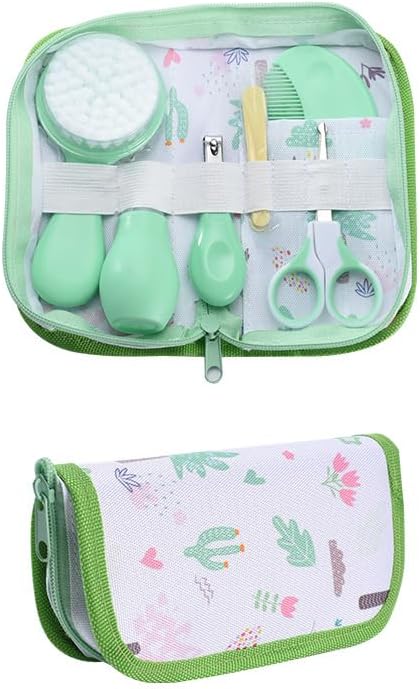 LINK-SUN Baby Grooming Kit, Infant Safety Care Set with Hair Brush Comb Nail