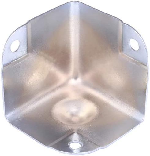 8Pcs Galvanized Tool Box Corner Protectors - Aluminum Box Angle Guard Metal Wrap