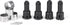 HAIBOXING RC Car Spare Parts - Plastic Front/Rear Wheel Shafts Cups for 1/18th Scale Remote Control Trucks Accessories