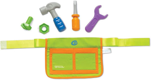 Learning Resources New Sprouts Tool Belt - Kids Construction Set, 5 Pieces, Ages 2+