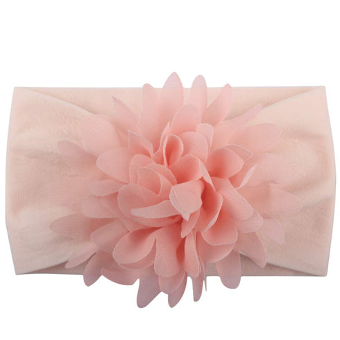 Toptim Baby Head Wrap - Chiffon Flowers Newborn Infant Soft Nylon Headbands