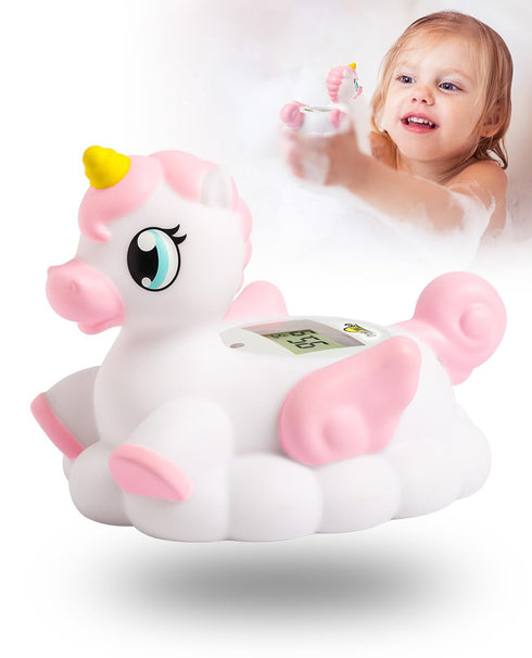DoliWish Baby Bath Thermometer Newborn Digital Unicorn Baby Bath Temperature Thermometer for Infant