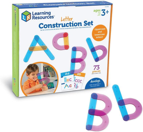 Learning Resources Letter Construction Activity Set - Alphabet Montessori Toys, Toddler Writing
