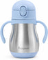 Bakpoco Stainless Steel Straw Sippy Cup for Toddlers 1-3 Years Old, Insulated