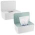 XhjzgcTech 2Pcs Diaper Wipes Dispenser, Refillable Wipe Container, Wipe Container with Sealing Design