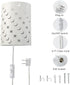 AizzKry 6FT E26 Bulb) Plug In Wall Sconce Stars and Moons Kids Wall Lamp, Nursery Baby Room Wall Light with Plug