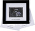 IHEIPYE Baby Sonogram Photo Frame, 1st Ultrasound Picture Frame, Gift for Expecting Parents, Silver Text