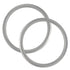 Aluminium Baby Sling Rings, 3" Large Size, Silver Color, 1 Pair for Baby Carriers & Slings
