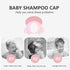 Toyvian Baby Shampoo Cap Adjustable Silicone Bath Hat with Cartoon Design Protecting Eyes and Face during Hair Wash
