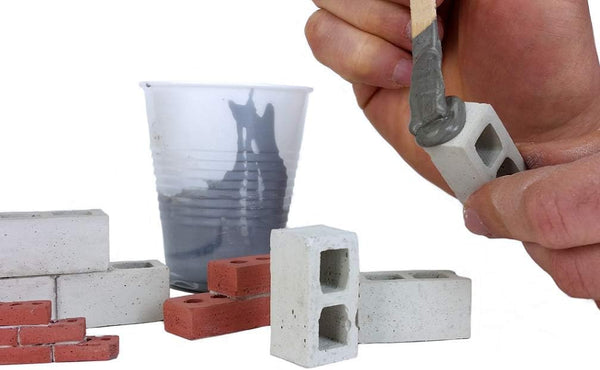 Acacia Grove Mortar for Miniature Cinder Blocks and Red Bricks, 4oz