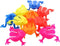 10 Pcs Multicolor ABS Jumping Frog, Colorful Bounce Fidget, Creative Stress Reliever Educational Gags and Joke Toys