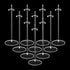 10PCS Adjustable Acrylic Doll Stand Display Holder for 11 to 13 Inch Tall Dolls